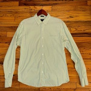 J. Crew gingham slim flex casual shirt